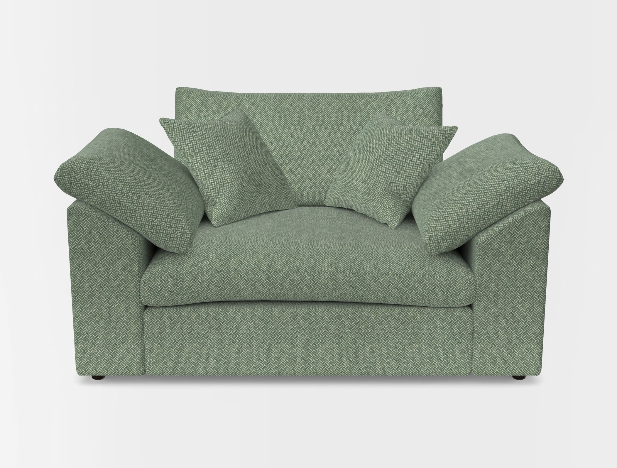 Big softie sloped arm front