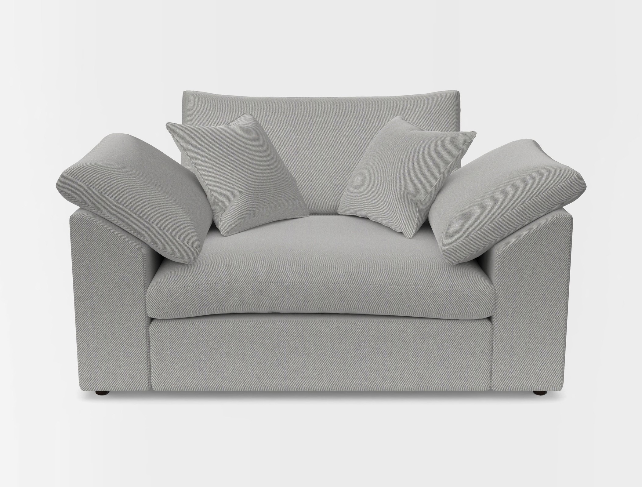 Big softie sloped arm front
