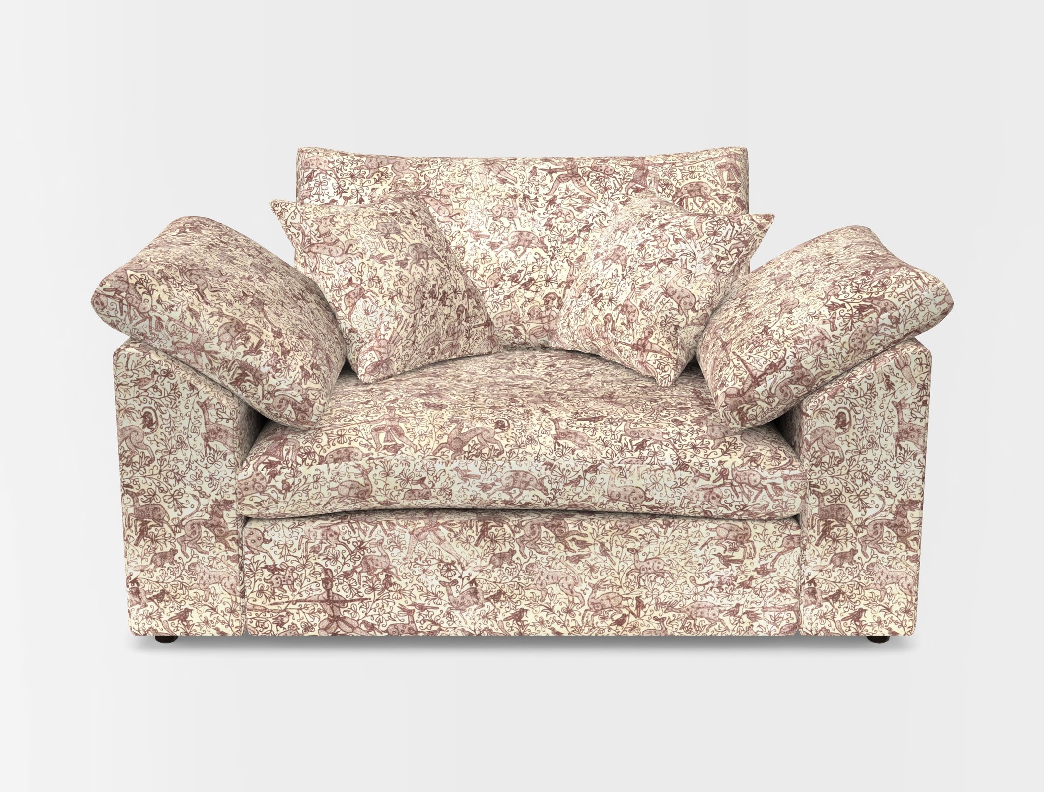 Big softie sloped arm front