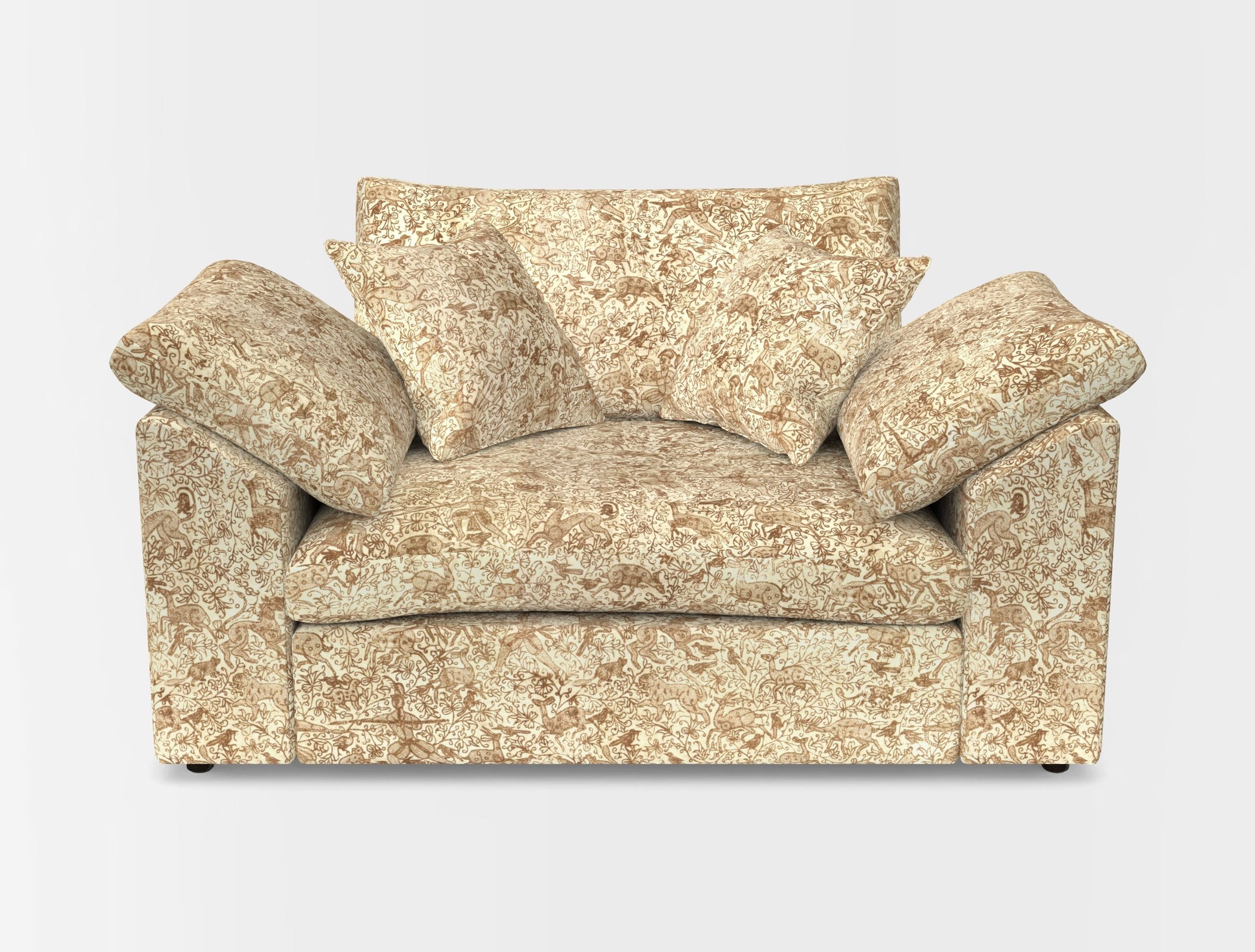 Big softie sloped arm front