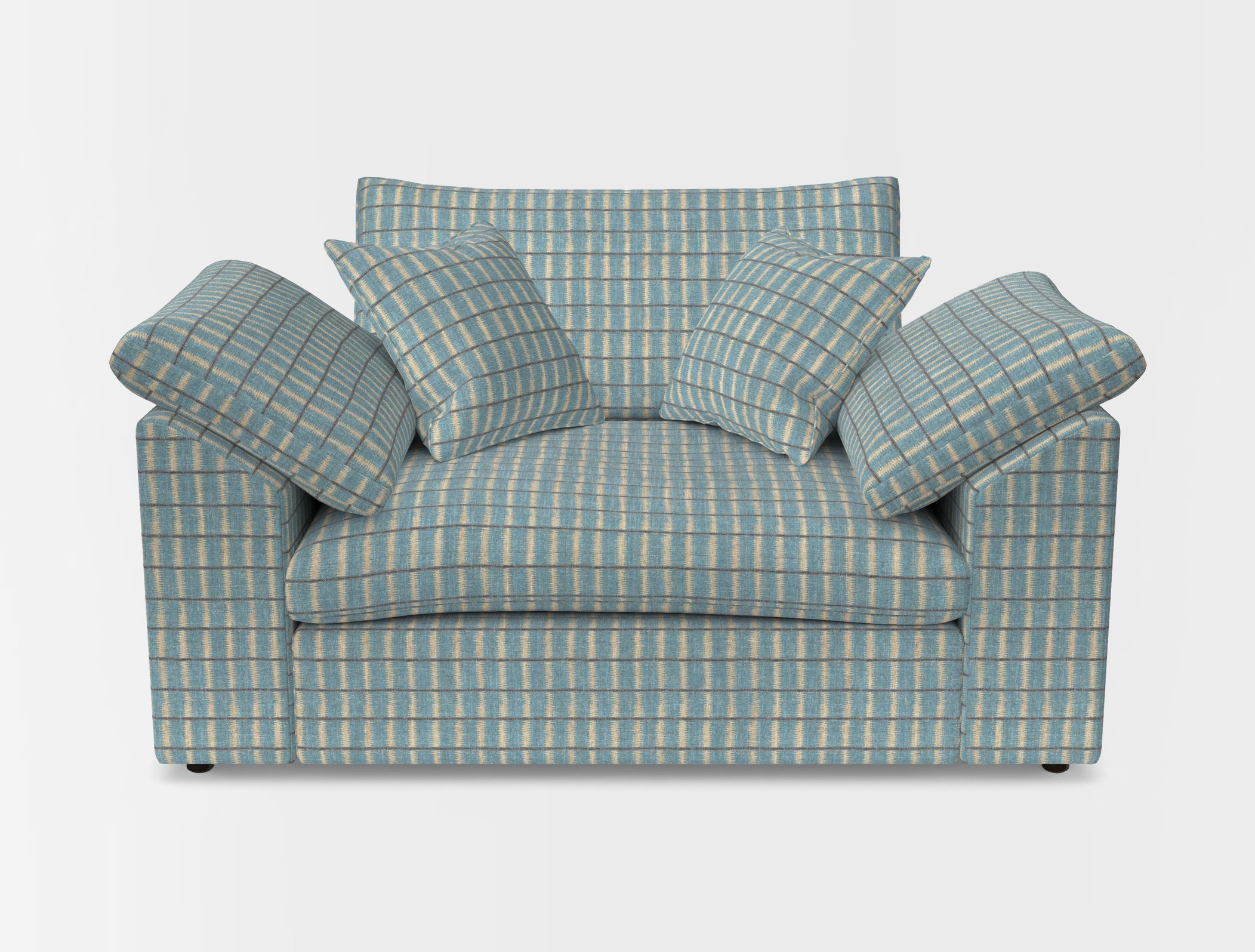 Big softie sloped arm front