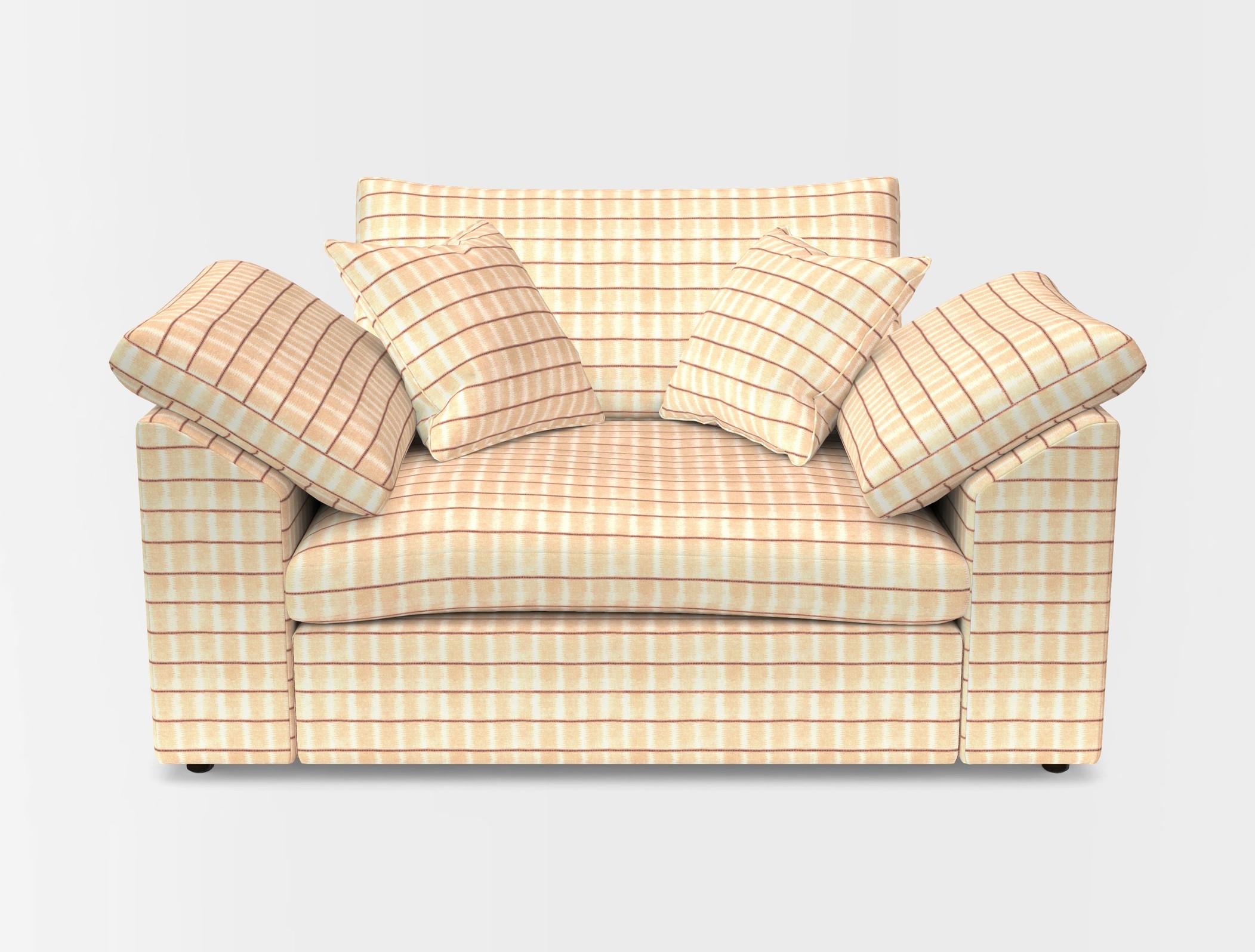 Big softie sloped arm front