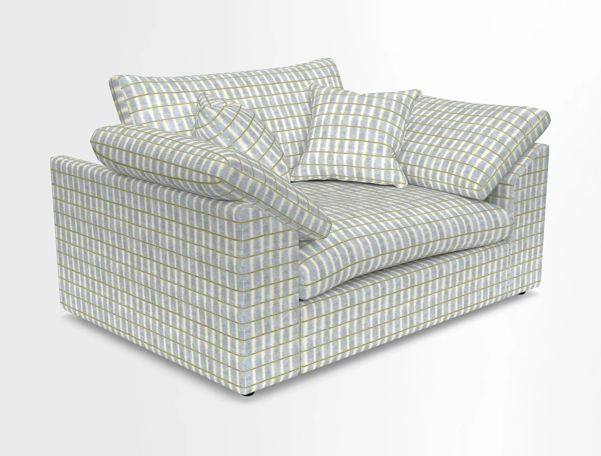 Big Softie Sloped Arm Snuggler in Two Tone Plain Biscuit