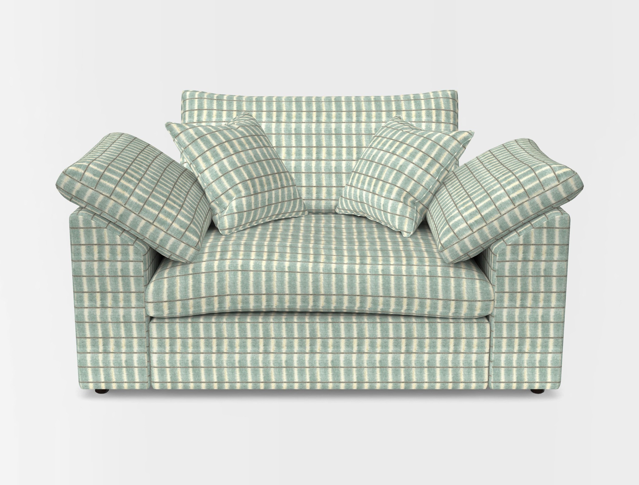 Big softie sloped arm front