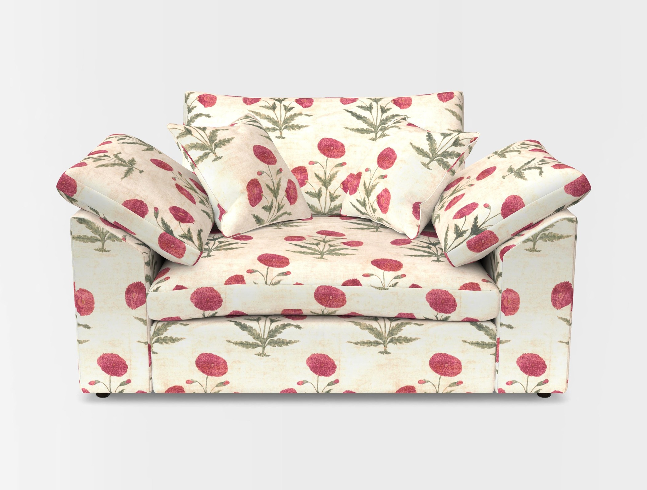 Big softie sloped arm front