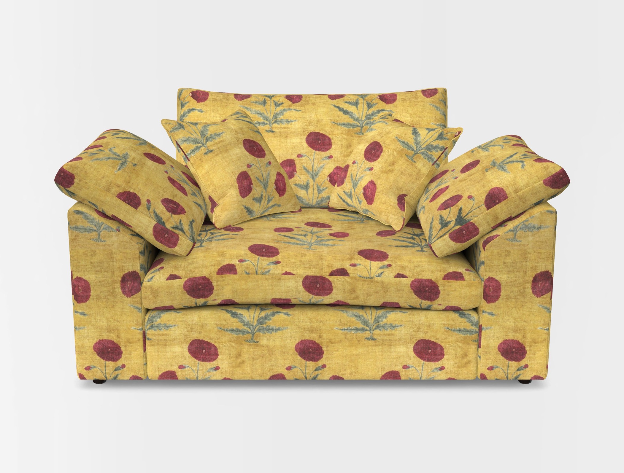 Big softie sloped arm front