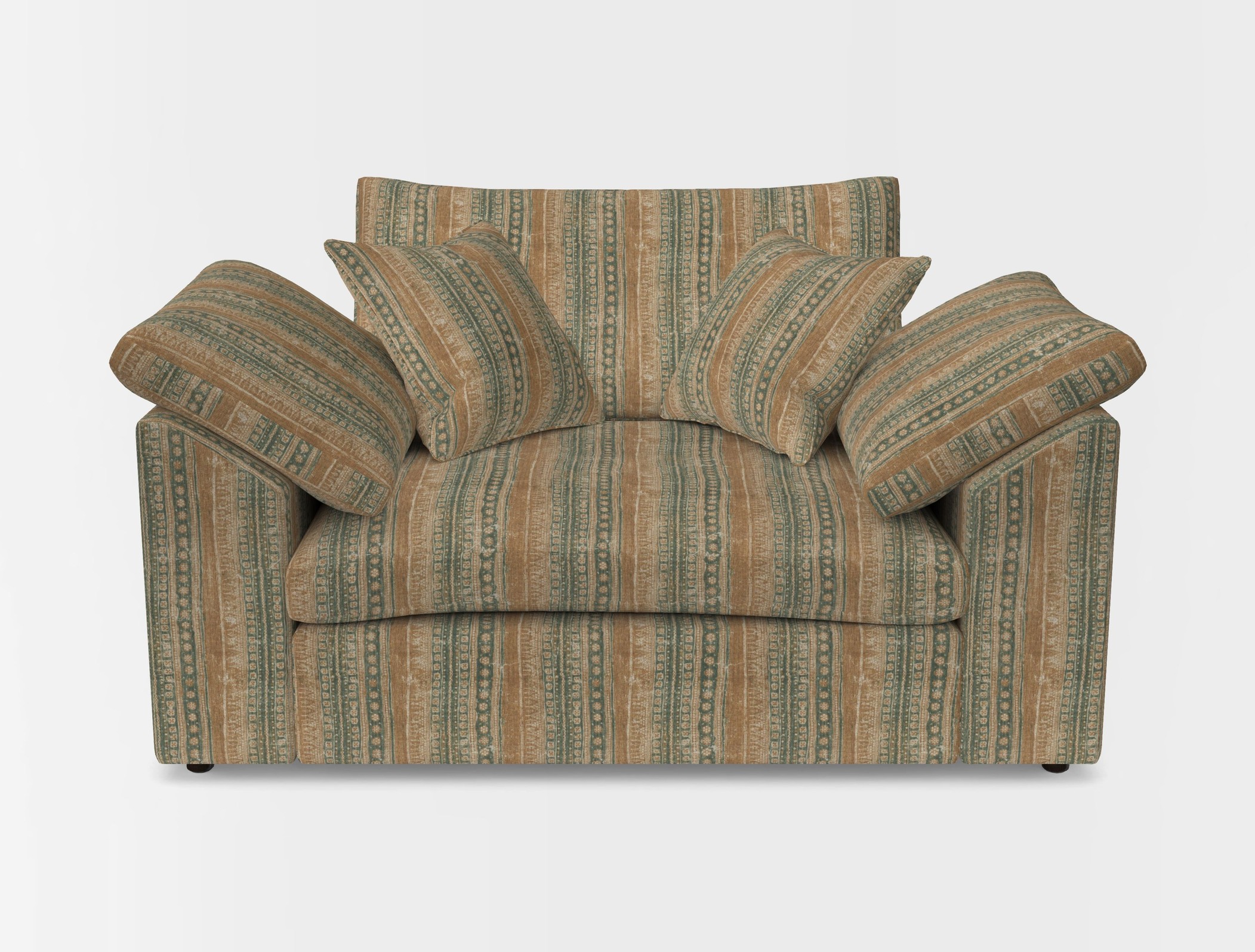 Big softie sloped arm front