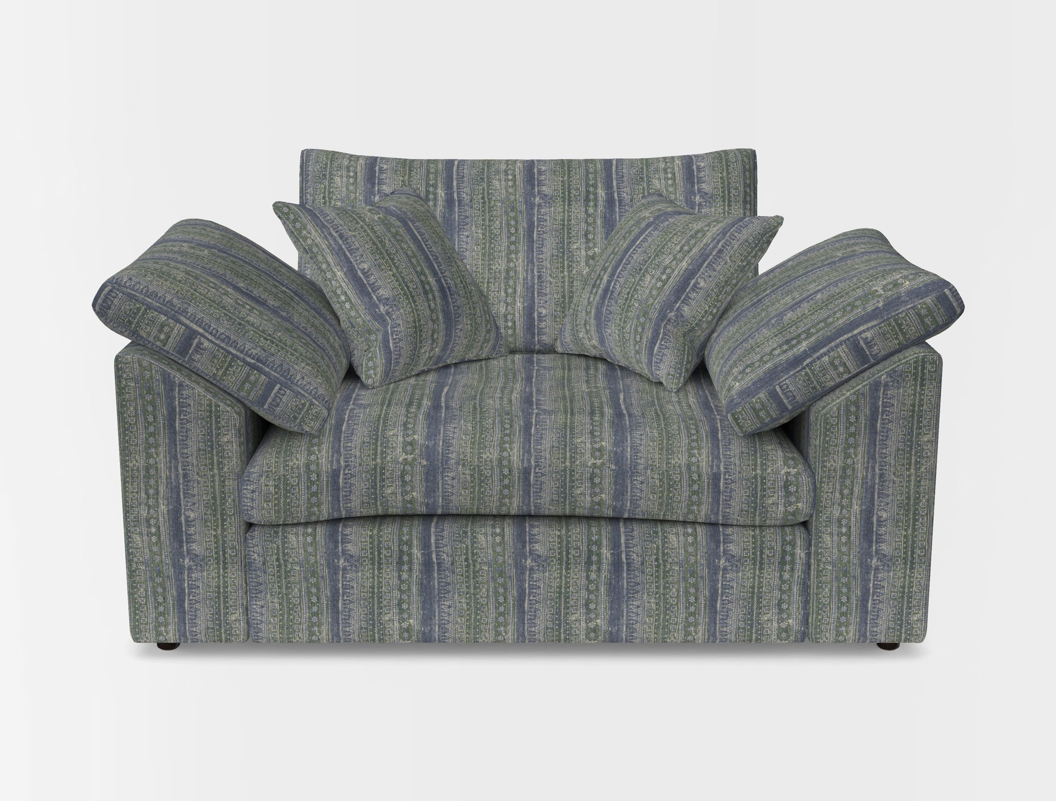 Big softie sloped arm front