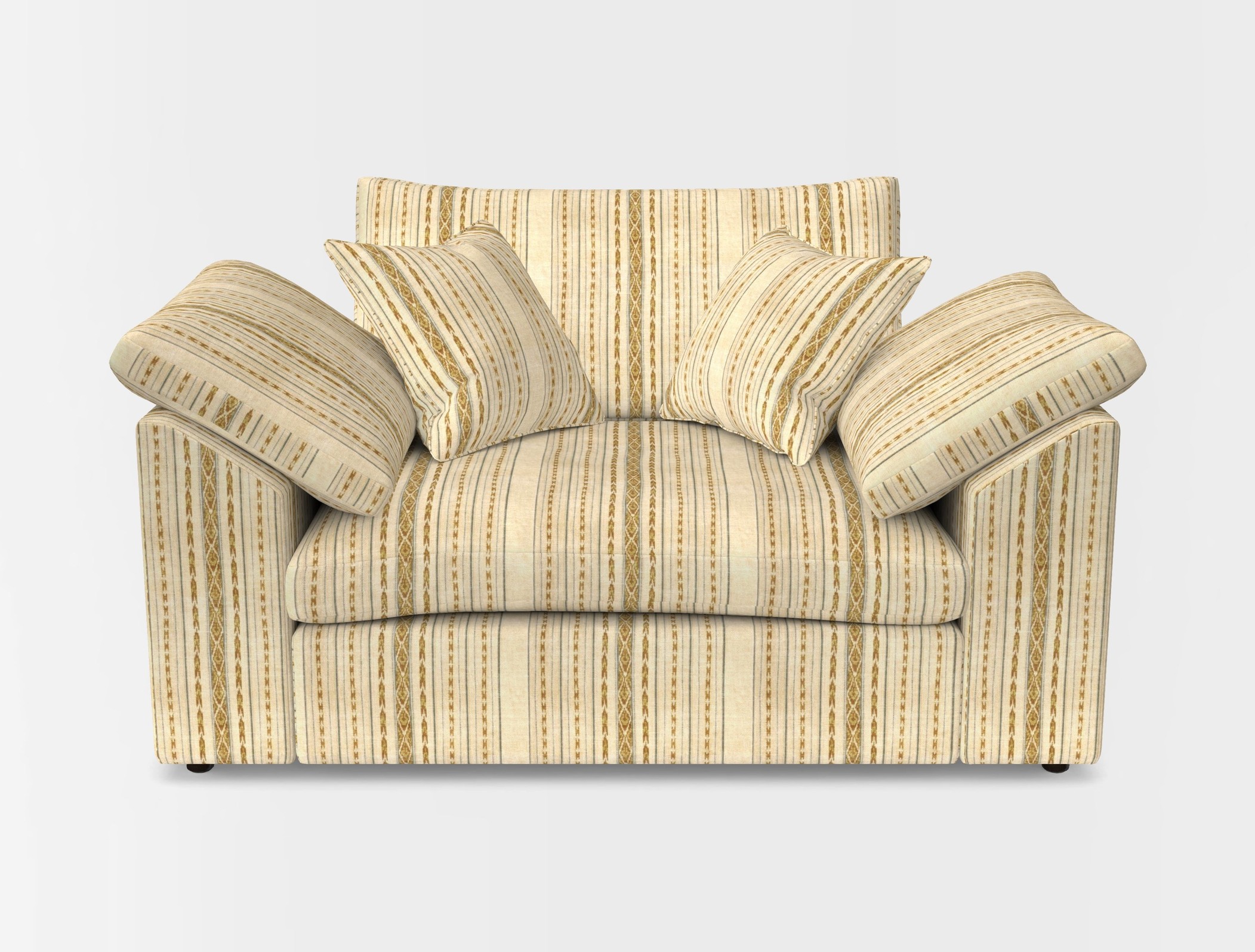 Big softie sloped arm front