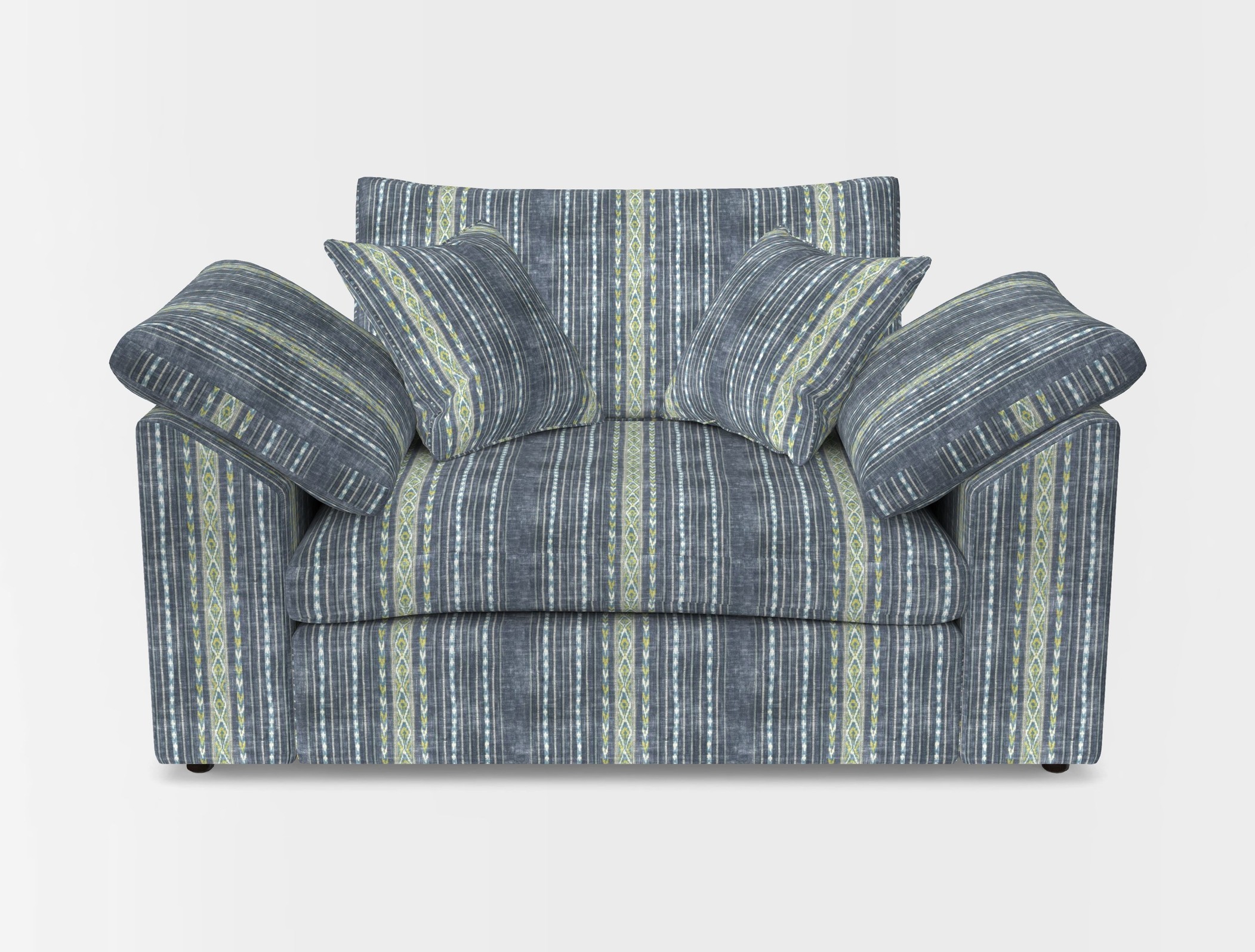 Big softie sloped arm front