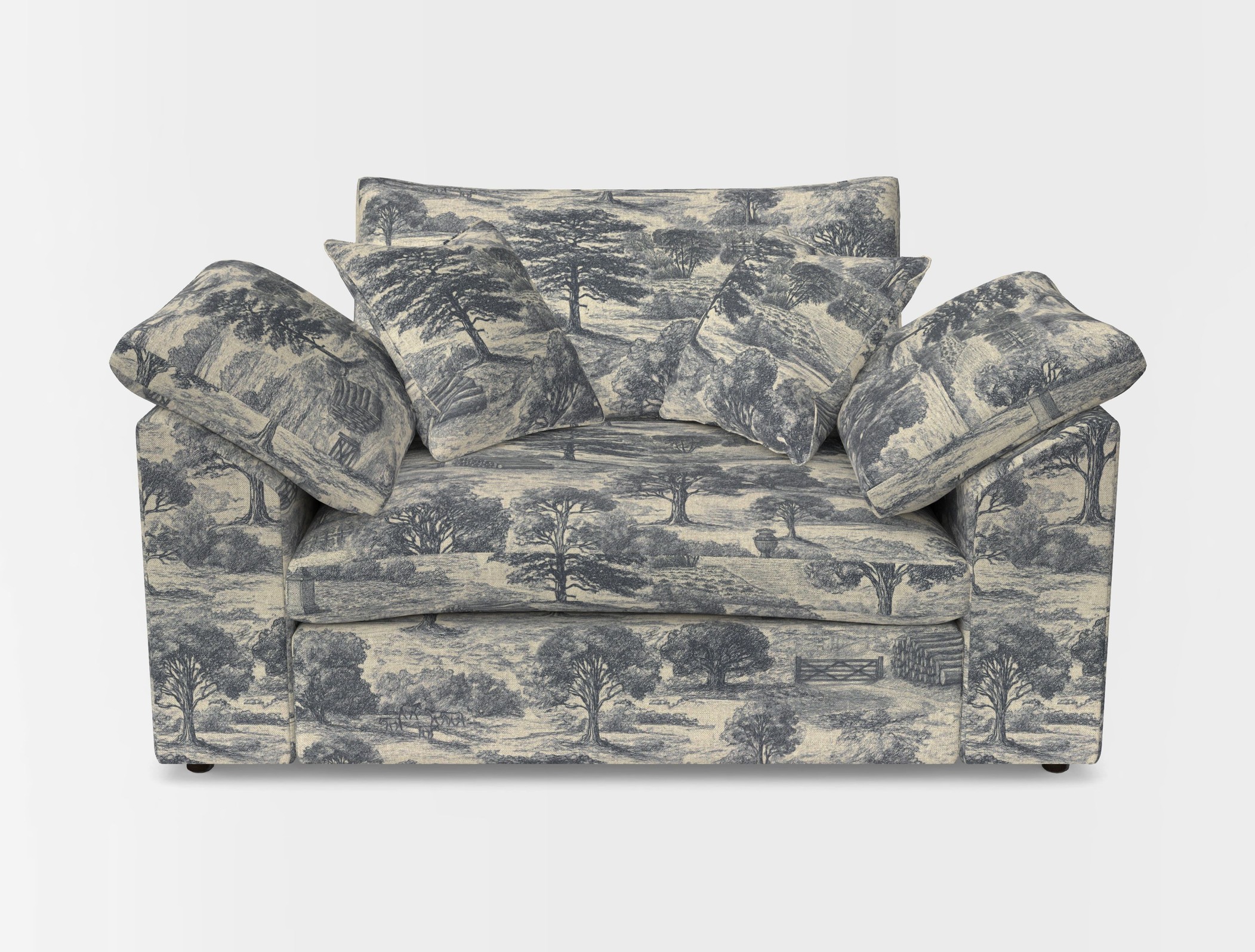 Big softie sloped arm front