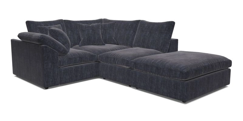 Big Softie Sloped Arm Small Corner Group LHF in Sahara Chalk