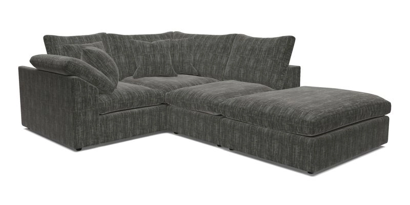 Big Softie Sloped Arm Small Corner Group LHF in Sahara Chalk