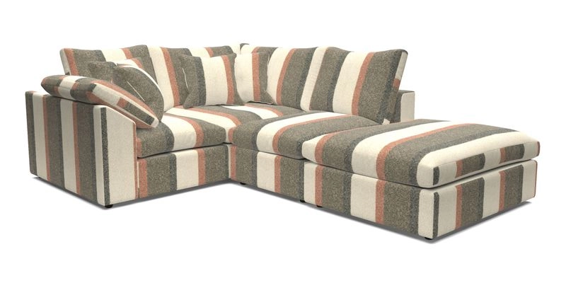 Big Softie Sloped Arm Small Corner Group LHF in Sahara Chalk