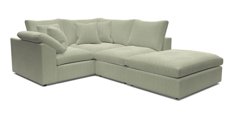 Big Softie Sloped Arm Small Corner Group LHF in Sahara Chalk