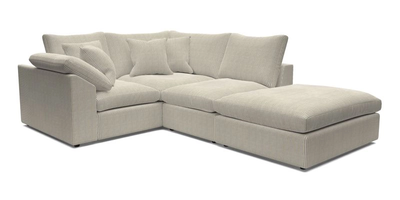Big Softie Sloped Arm Small Corner Group LHF in Sahara Chalk