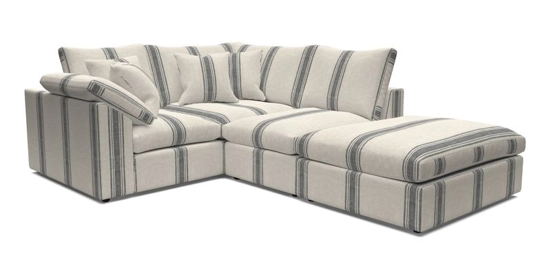 Big Softie Sloped Arm Small Corner Group LHF in Sahara Chalk