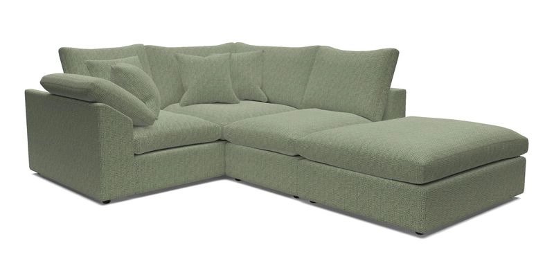 Big Softie Sloped Arm Small Corner Group LHF in Sahara Chalk