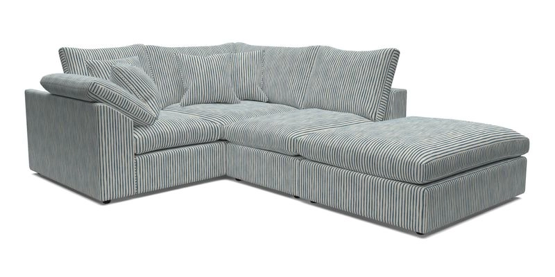 Big Softie Sloped Arm Small Corner Group LHF in Sahara Chalk