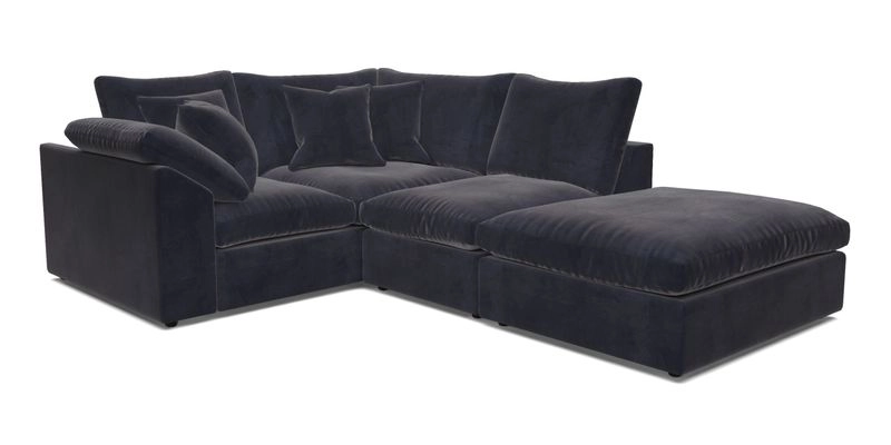 Big Softie Sloped Arm Small Corner Group LHF in Sahara Chalk