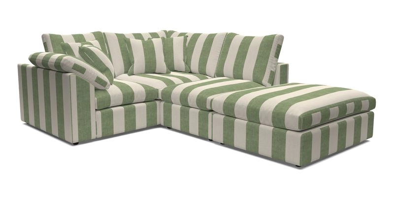Big Softie Sloped Arm Small Corner Group LHF in Sahara Chalk