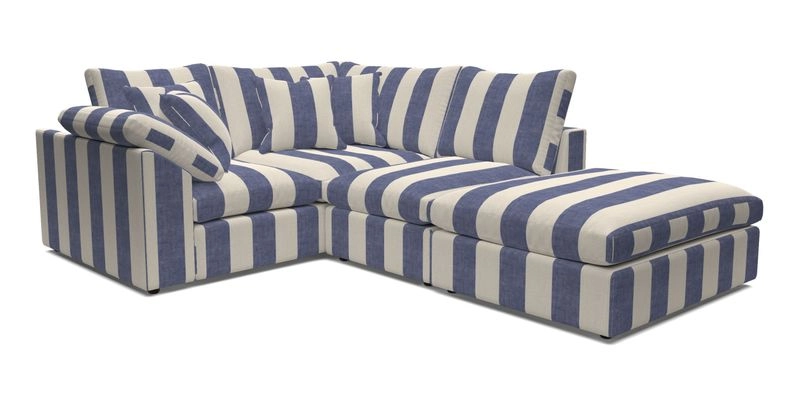 Big Softie Sloped Arm Small Corner Group LHF in Sahara Chalk