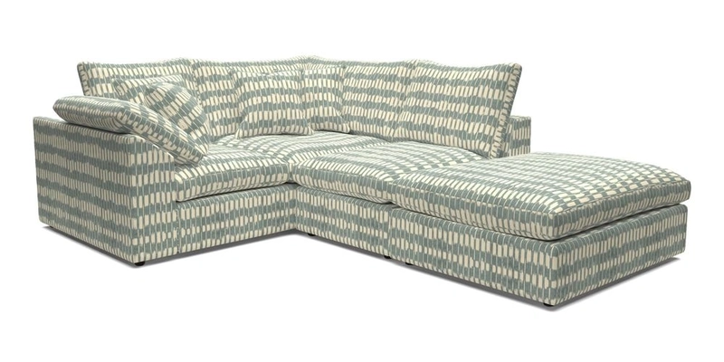Big Softie Sloped Arm Small Corner Group LHF in Sahara Chalk