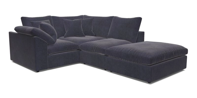 Big Softie Sloped Arm Small Corner Group LHF in Sahara Chalk
