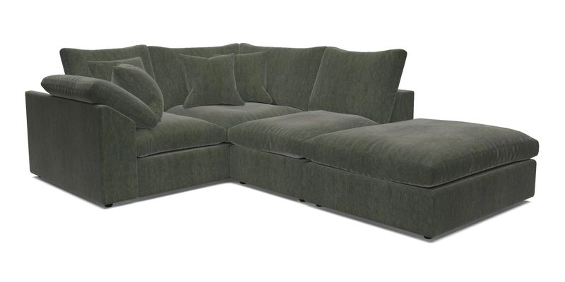 Big Softie Sloped Arm Small Corner Group LHF in Sahara Chalk