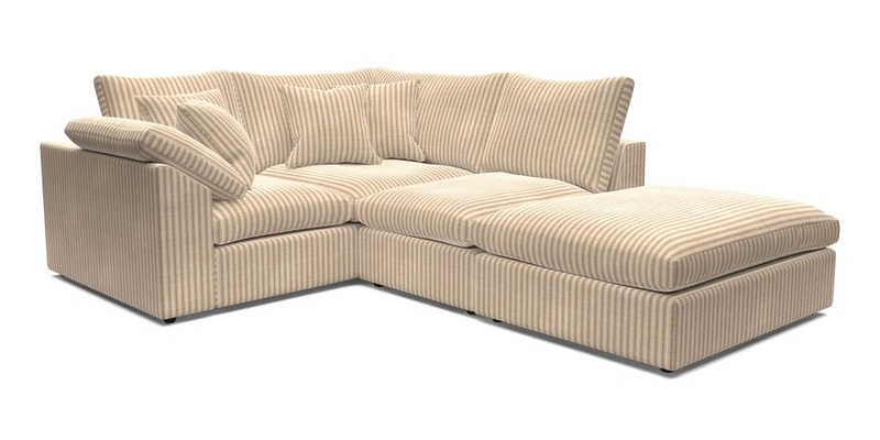 Big Softie Sloped Arm Small Corner Group LHF in Sahara Chalk