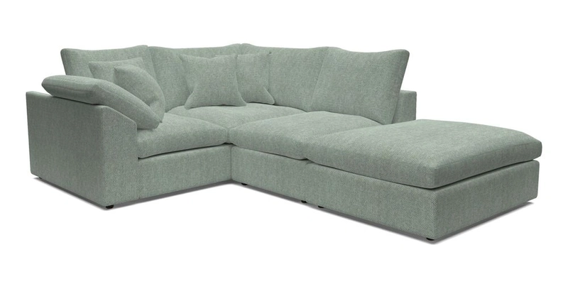 Big Softie Sloped Arm Small Corner Group LHF in Sahara Chalk