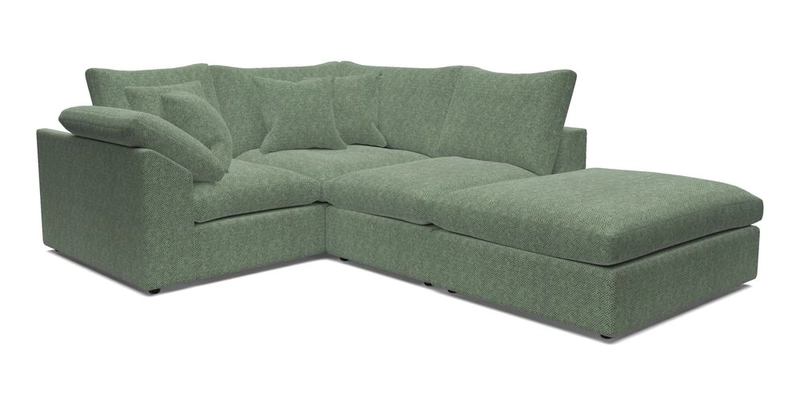 Big Softie Sloped Arm Small Corner Group LHF in Sahara Chalk