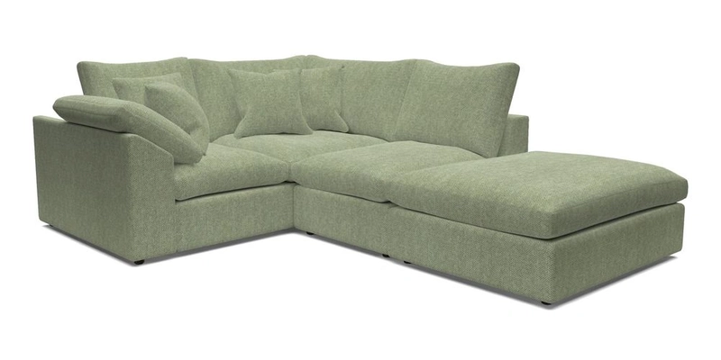 Big Softie Sloped Arm Small Corner Group LHF in Sahara Chalk