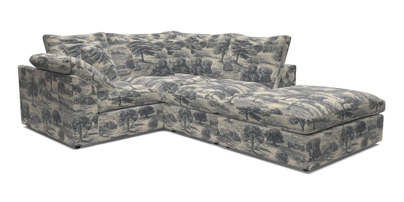 Big Softie Sloped Arm Small Corner Group LHF in Sahara Chalk
