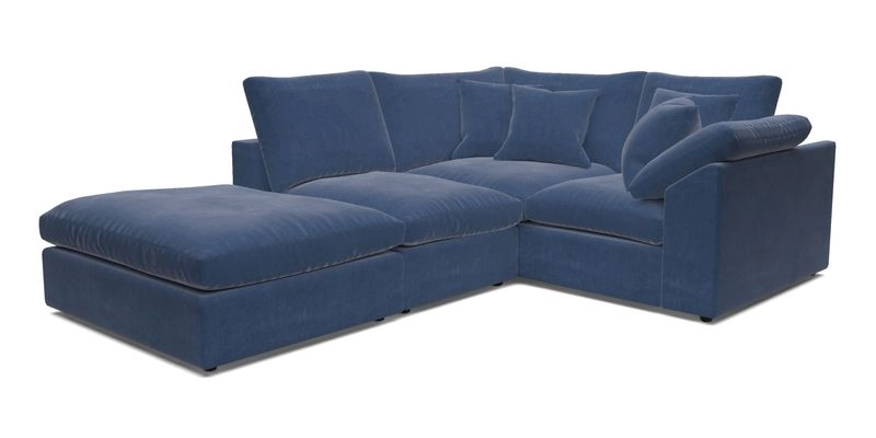 Big Softie Sloped Arm Small Corner Group RHF in Sahara Chalk