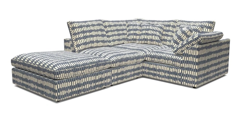 Big Softie Sloped Arm Small Corner Group RHF in Sahara Chalk