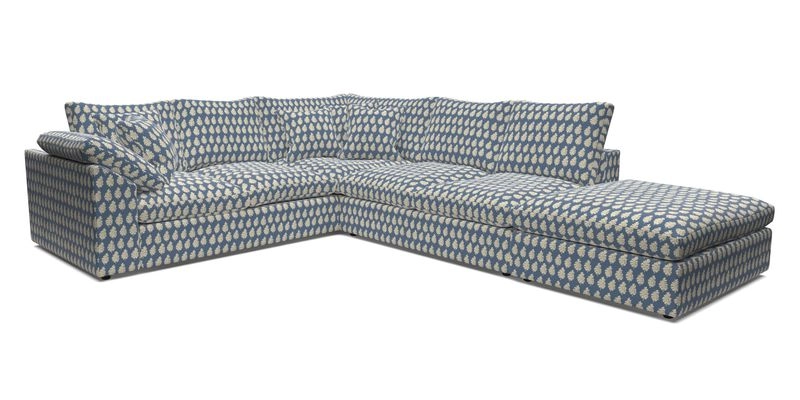 Big Softie Sloped Arm Large Corner Group LHF in Sahara Chalk