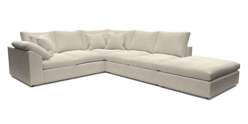 Big Softie Sloped Arm Large Corner Group LHF in Sahara Chalk