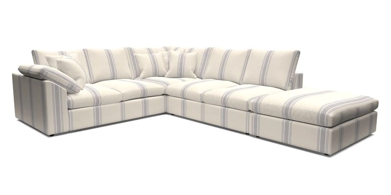 Big Softie Sloped Arm Large Corner Group LHF in Sahara Chalk