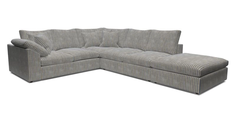 Big Softie Sloped Arm Large Corner Group LHF in Sahara Chalk