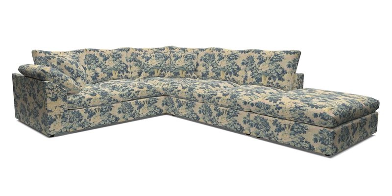 Big Softie Sloped Arm Large Corner Group LHF in Sahara Chalk