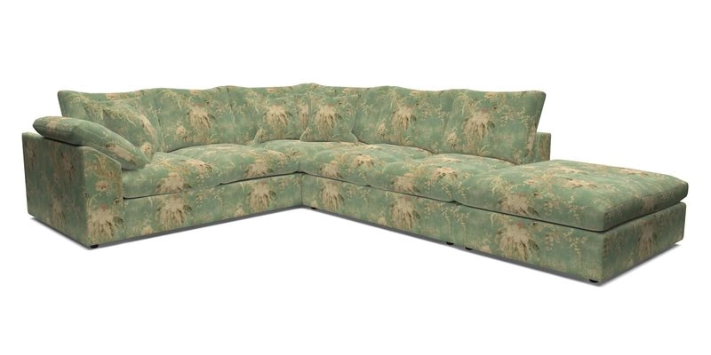 Big Softie Sloped Arm Large Corner Group LHF in Sahara Chalk