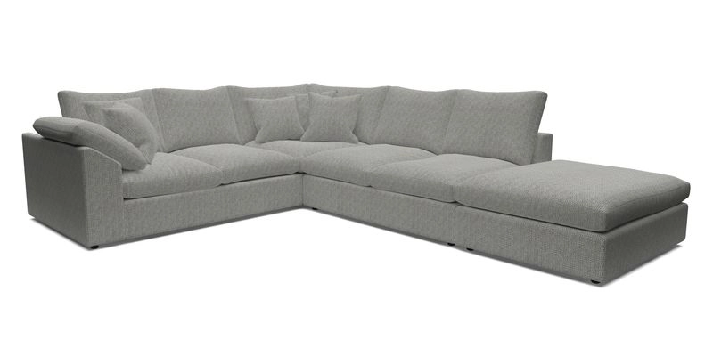 Big Softie Sloped Arm Large Corner Group LHF in Sahara Chalk