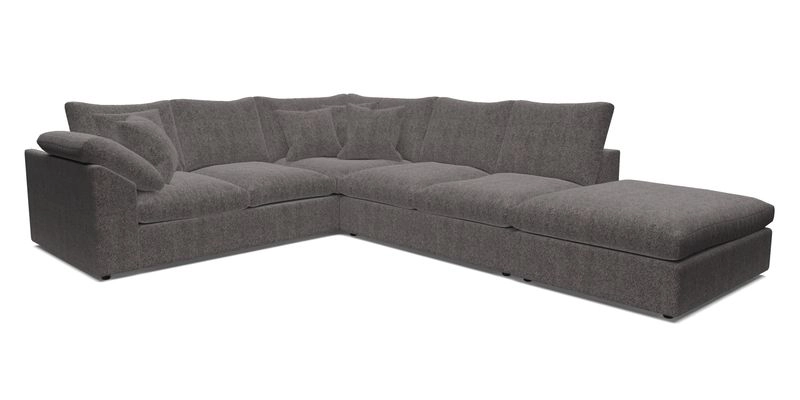 Big Softie Sloped Arm Large Corner Group LHF in Sahara Chalk