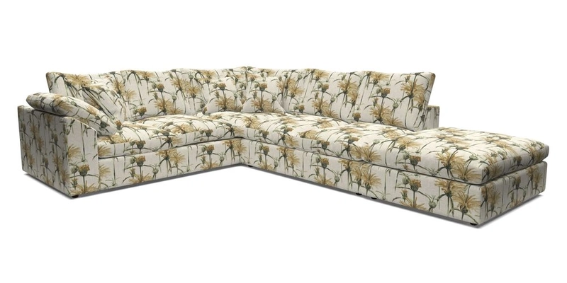 Big Softie Sloped Arm Large Corner Group LHF in Sahara Chalk