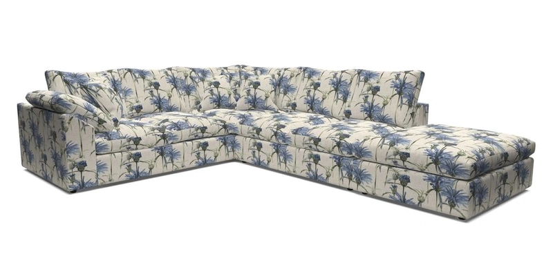 Big Softie Sloped Arm Large Corner Group LHF in Sahara Chalk