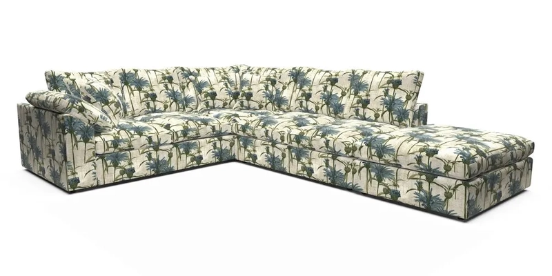 Big Softie Sloped Arm Large Corner Group LHF in Sahara Chalk