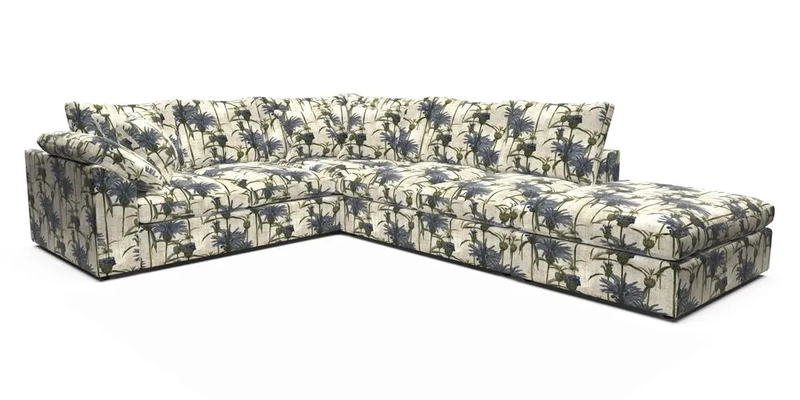 Big Softie Sloped Arm Large Corner Group LHF in Sahara Chalk