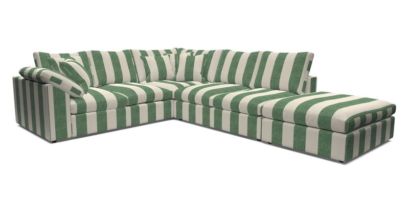 Big Softie Sloped Arm Large Corner Group LHF in Sahara Chalk