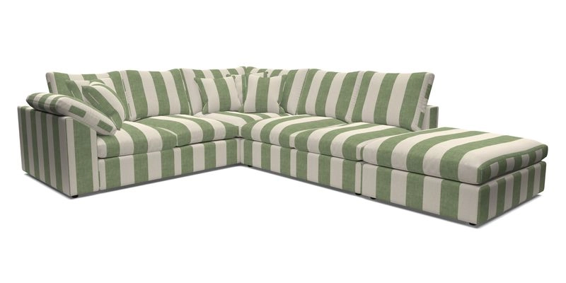 Big Softie Sloped Arm Large Corner Group LHF in Sahara Chalk